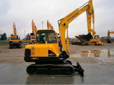 Міні-екскаватор HYUNDAI R55-7