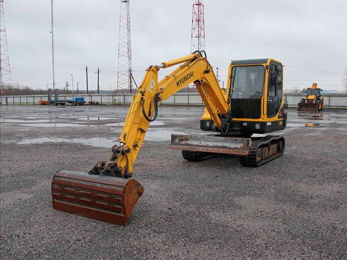 МіНі-екскаватор HYUNDAI R55-7